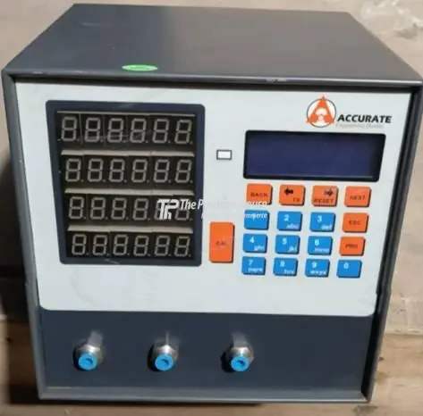 Industrial air gauge display unit for precision measurement