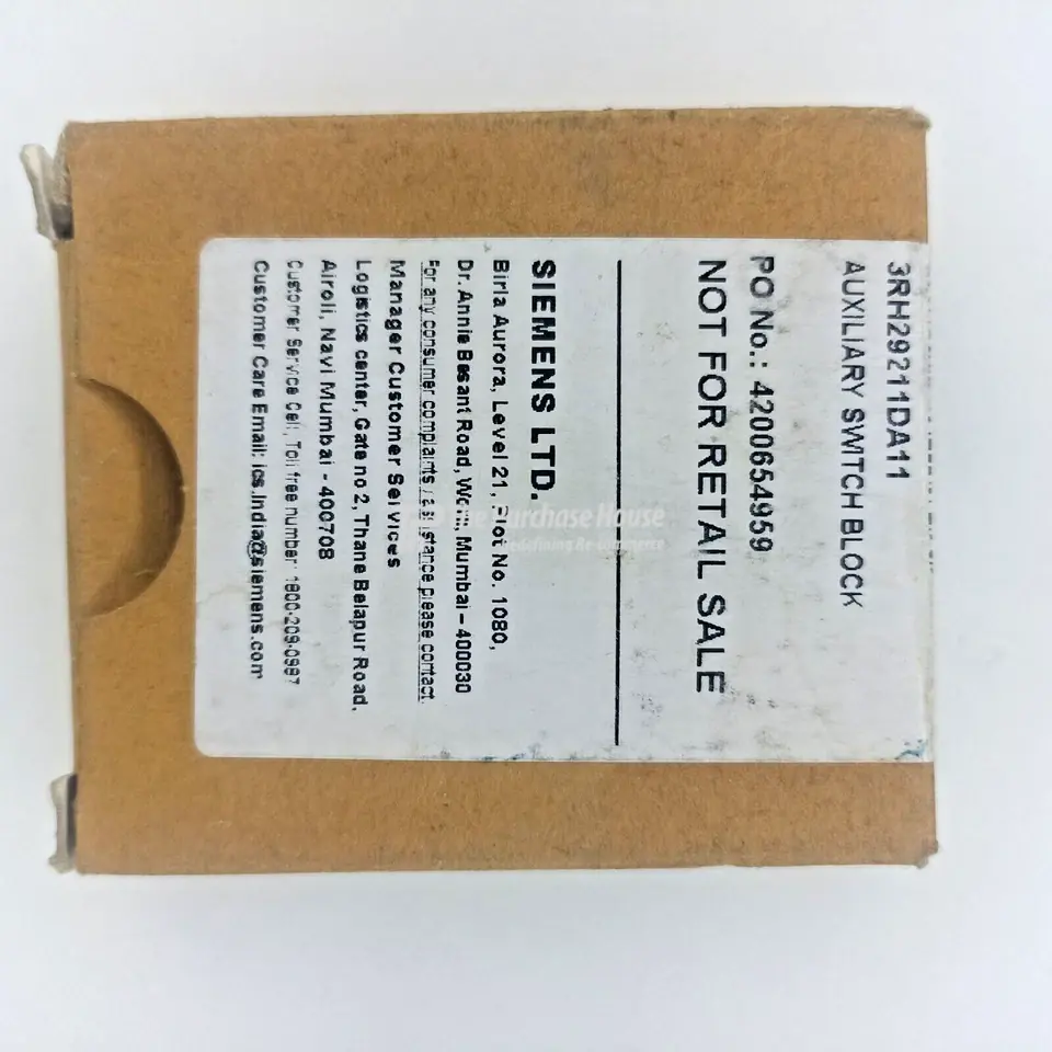 Auxiliary Contact Block for Industrial Control Panels