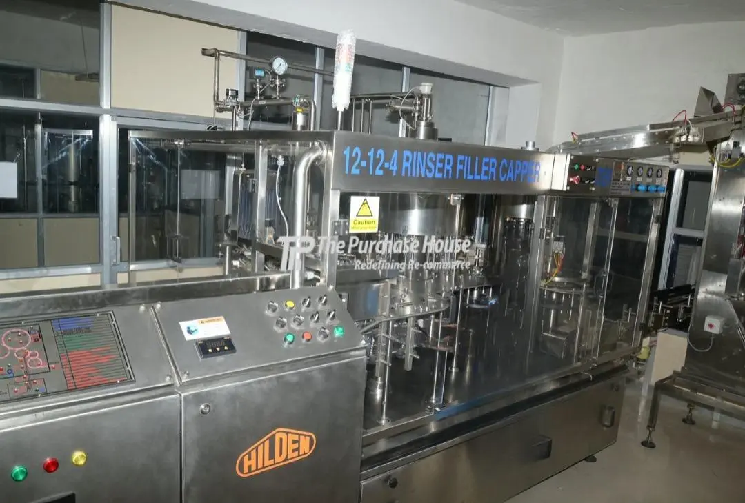 Hilden Bottle Filling Machine with PLC Control for Sale