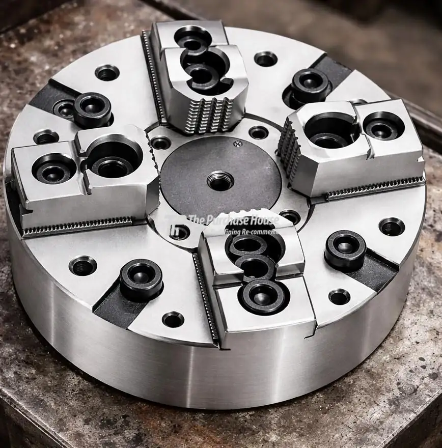 Precision industrial chuck for lathe and machine tools