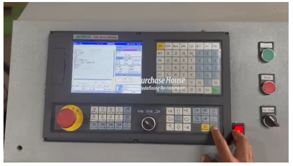 CNC RETROFITTED LATHE MACHINE