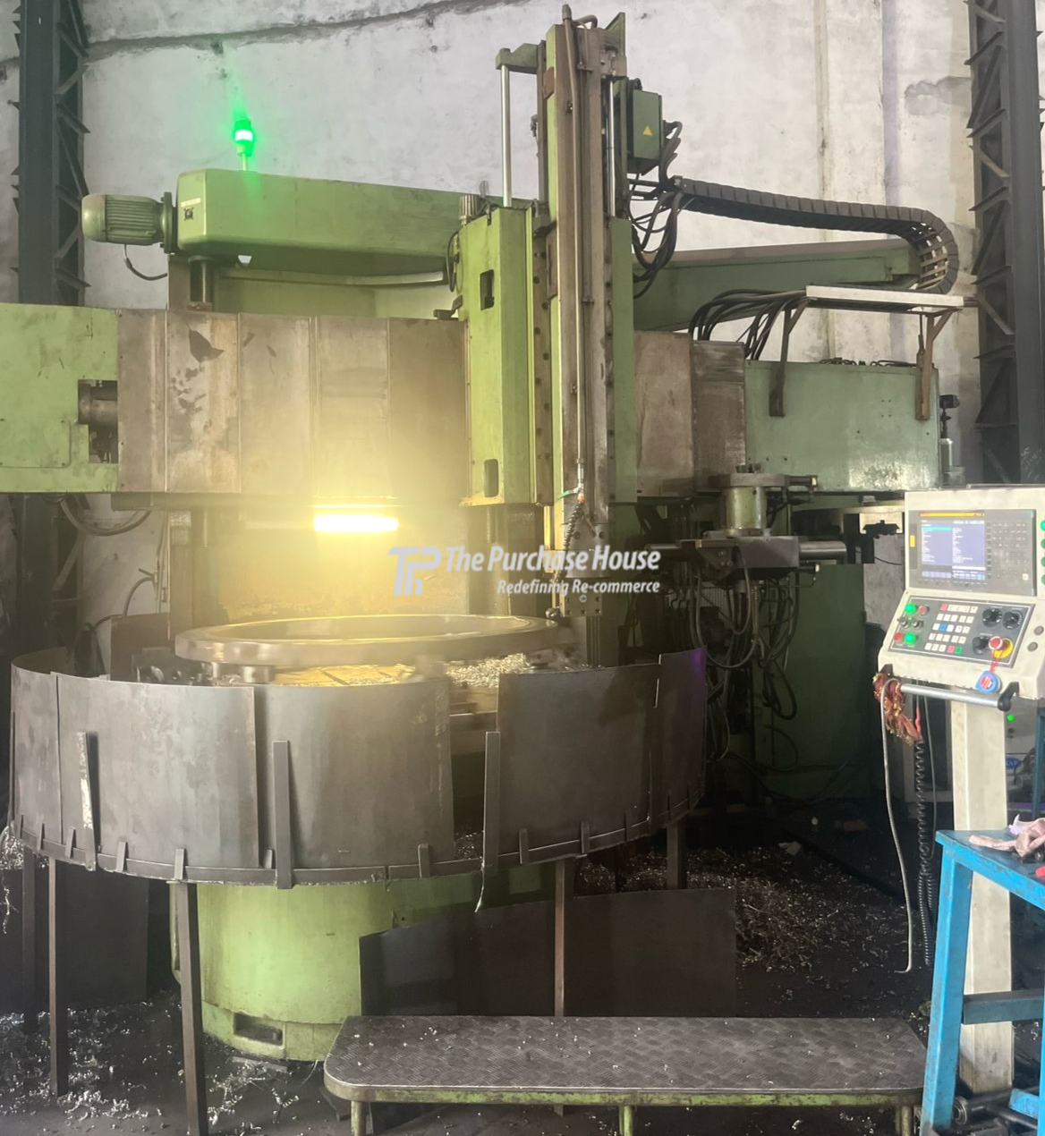 CNC VERTICAL TURNING LATHE MACHINE (CNC VTL MACHINE)