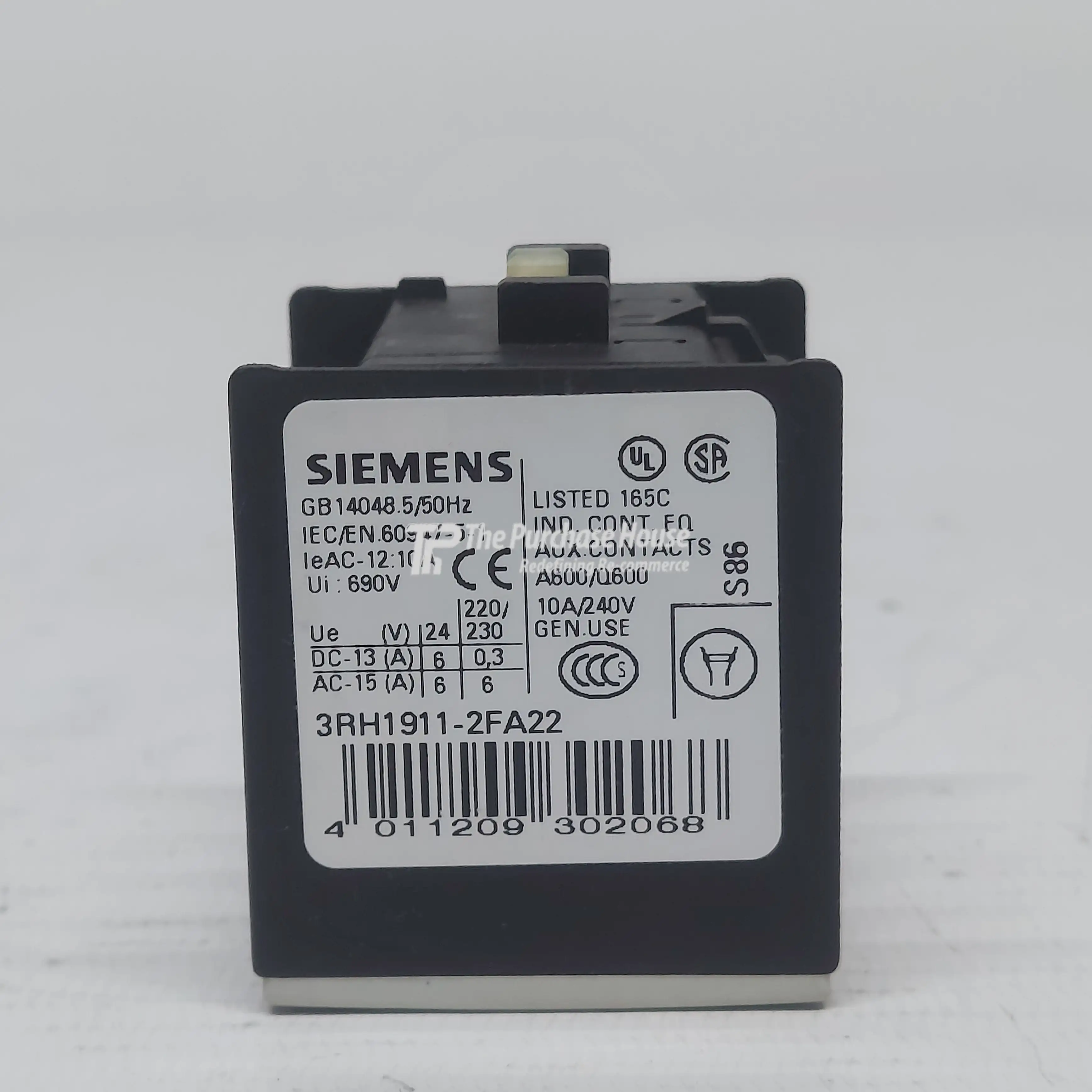 Auxiliary Contact Block for Contactor and Control Panels