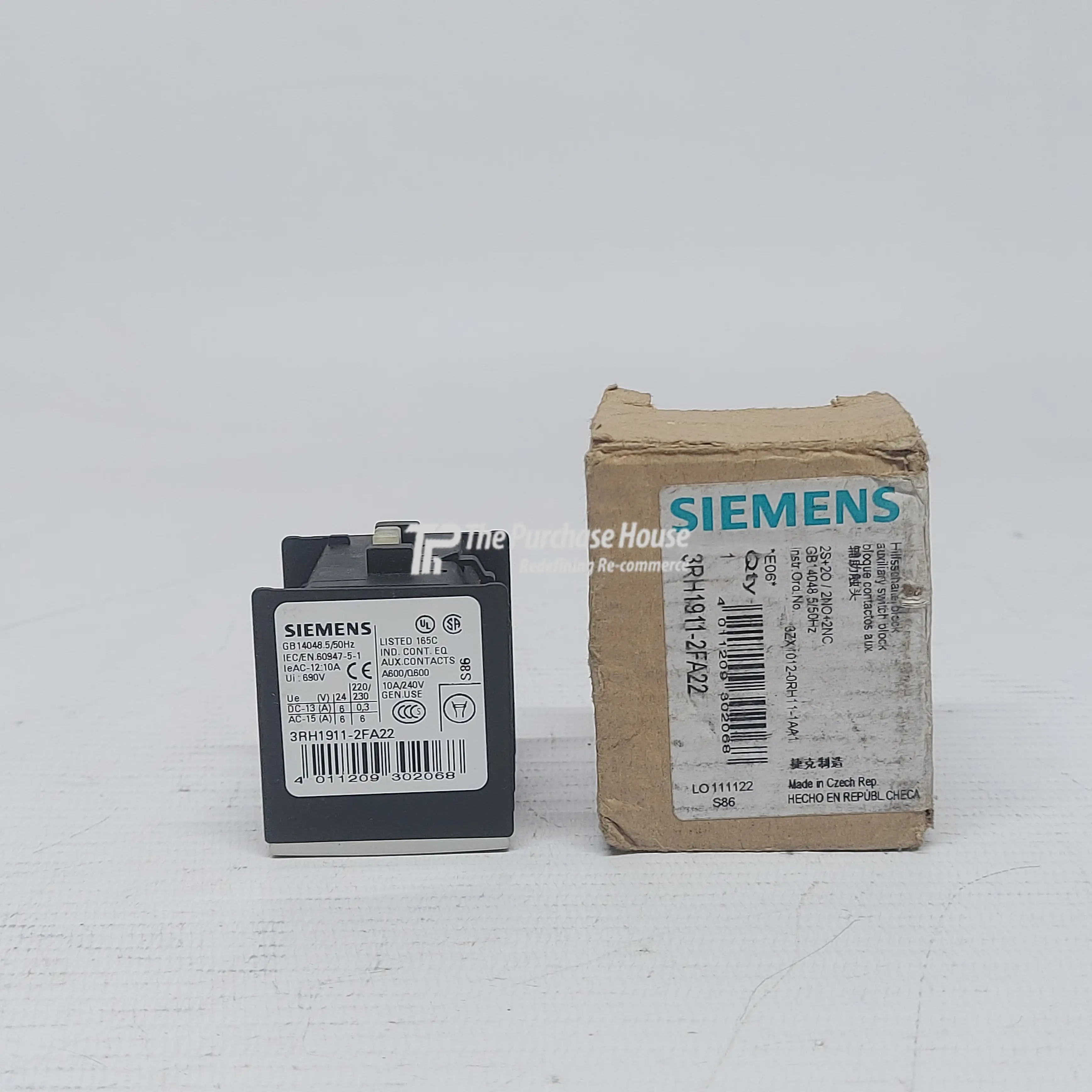 Auxiliary Contact Block for Contactor and Control Panels