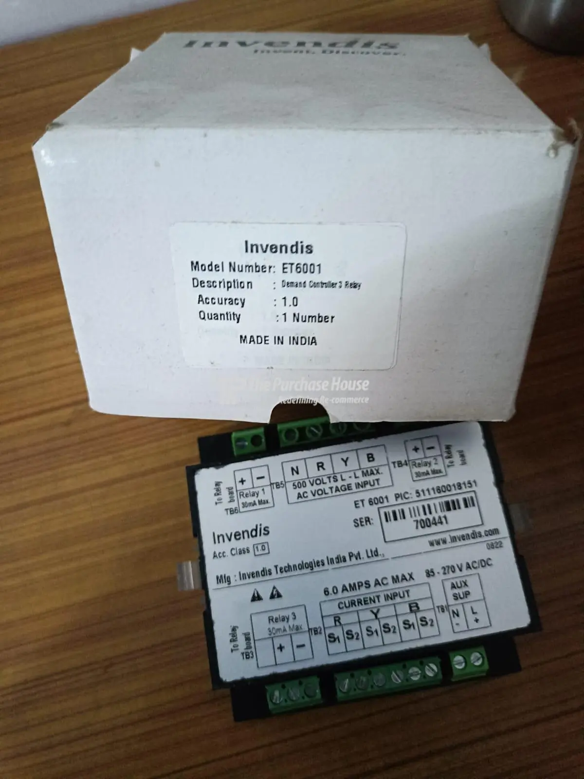 DEMAND CONTROLLER AND RELAY