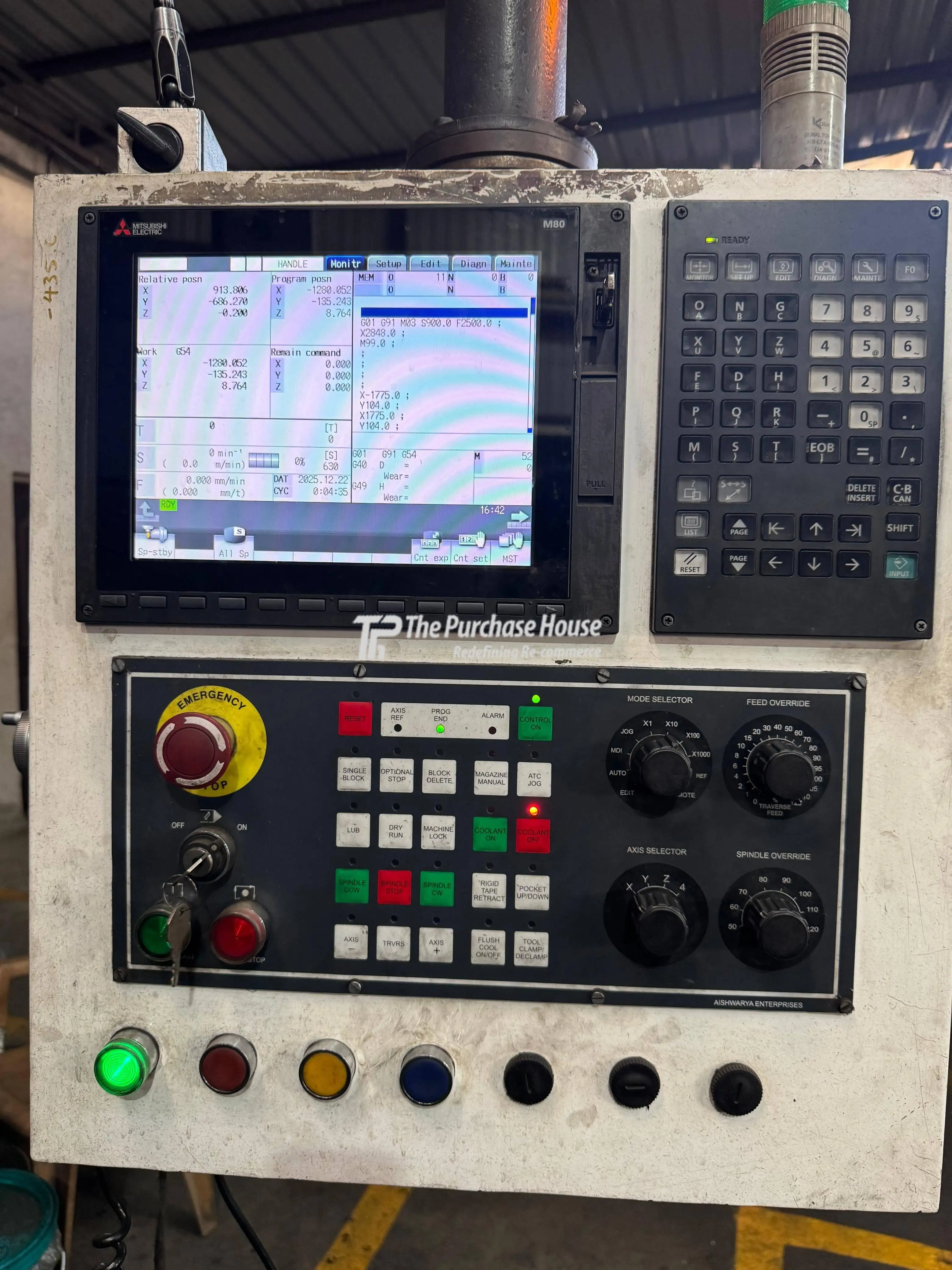 Double Column Vertical Machining Center VMC machine