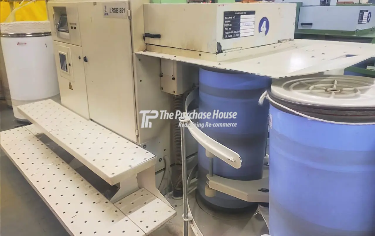 Draw frame machine for textile spinning mill