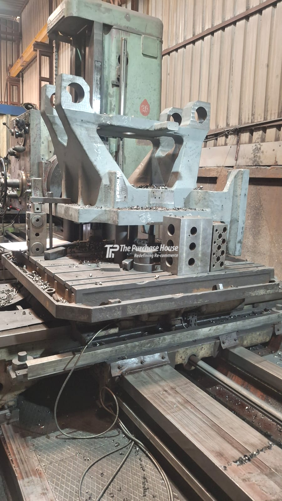 DRO HORIZONTAL BORING MILL MACHINE