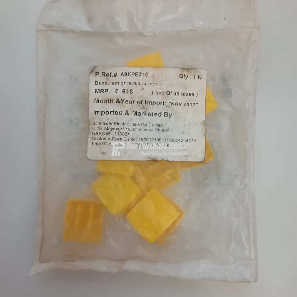 Busbar End Cap Inventory for Electrical Panel Safety