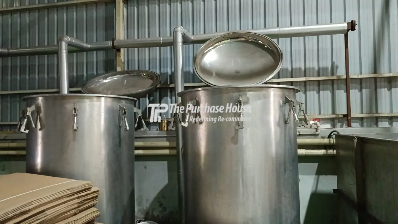 Modern food processing plant setup in India