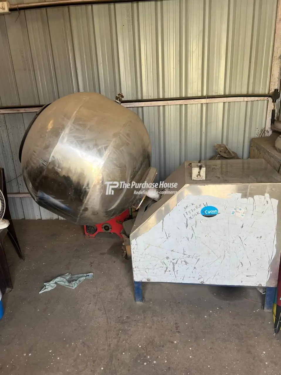 Multigrain popping and roasting machine setup