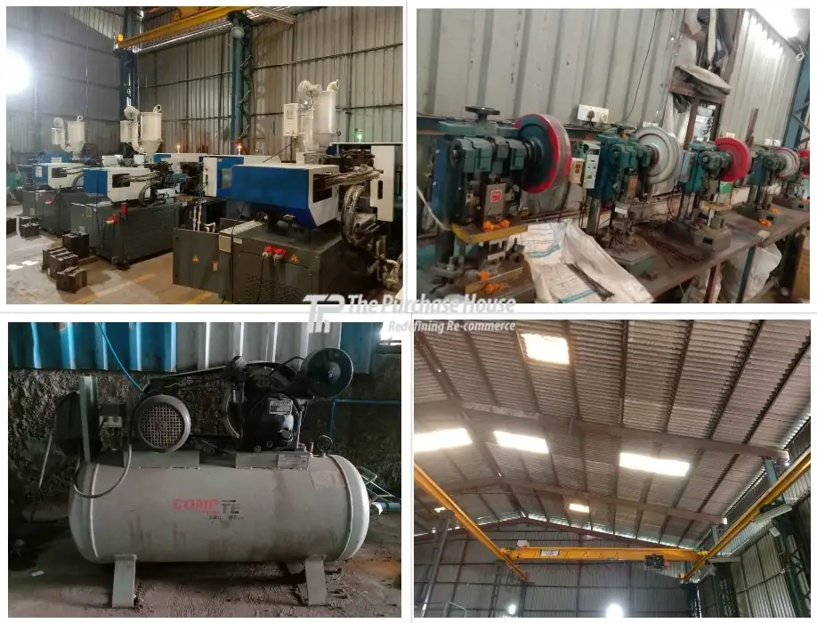 Injection moulding machine setup for plastic parts production