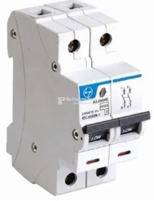 Miniature circuit breaker for electrical circuit protection