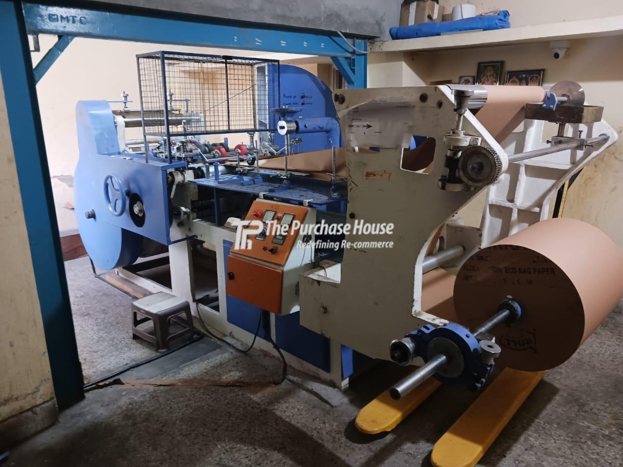 PAPER BAG MAKING MACHINE