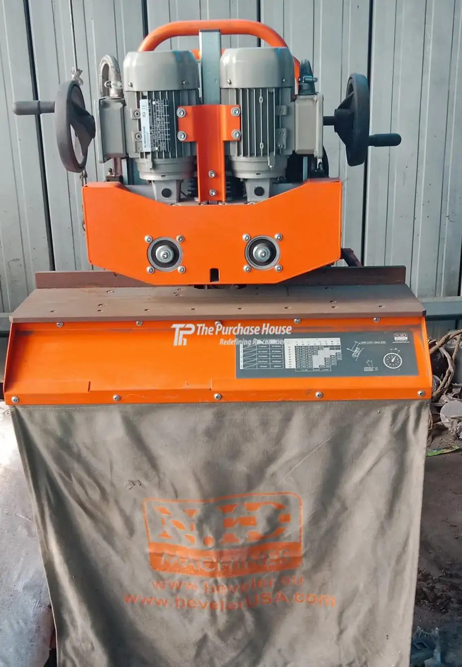 High-Precision Plate Beveling Machine for Metal Edges