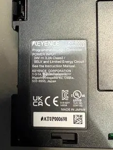 KV-8000 PLC CPU module for industrial automation and control systems