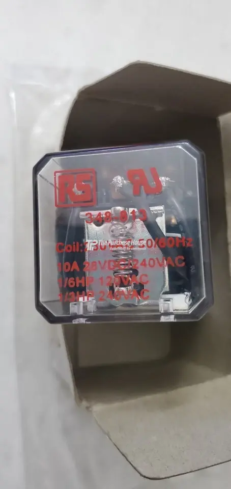 DIN Rail Plug-In Relay for control panels