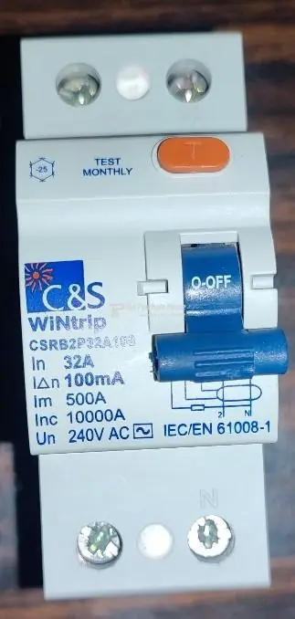 RESIDUAL CURRENT CIRCUIT BREAKER (RCCB)