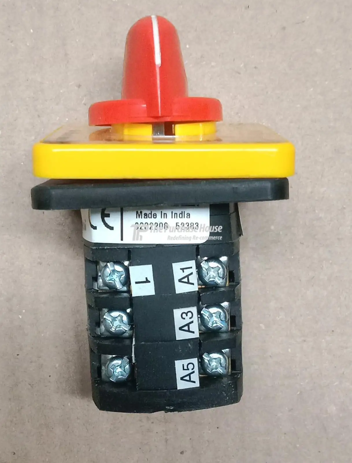 Rotary switch for control panels