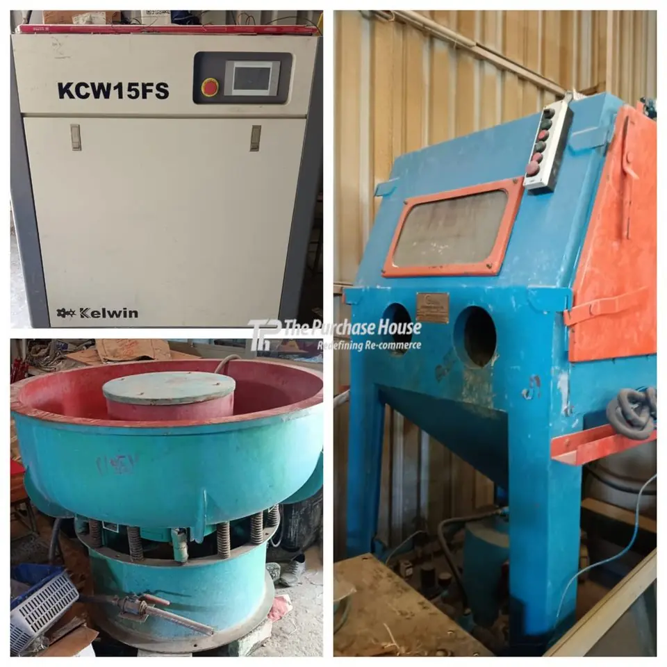 GLASS BEAD BLASTING MACHINE SETUP