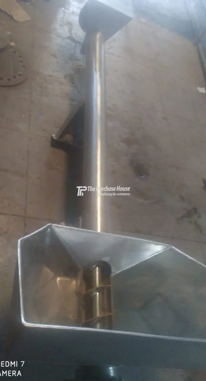 SS 316 Inclined Screw Conveyor for Material Handling