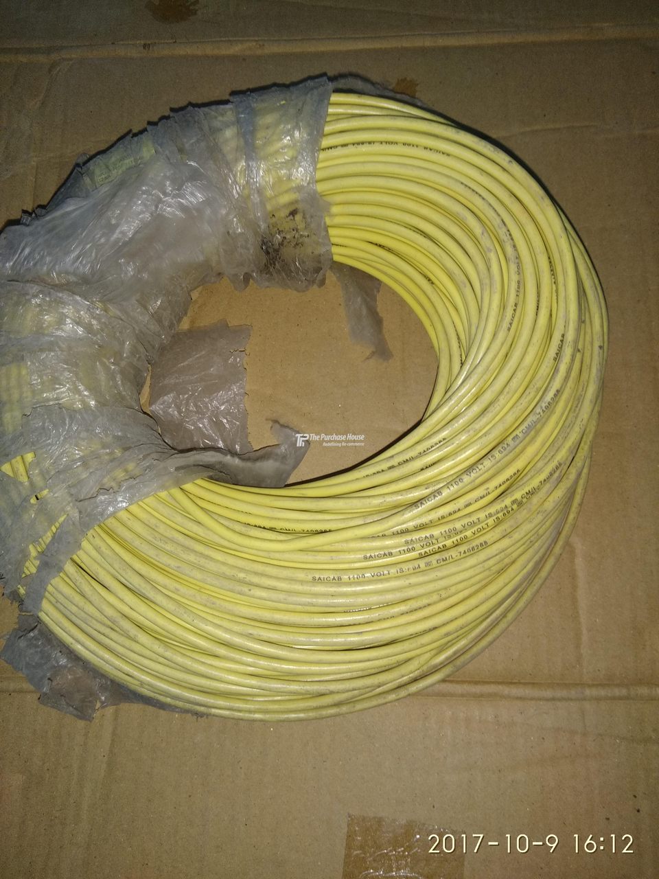 YELLOW WIRE FLEXIBLE / CABLE