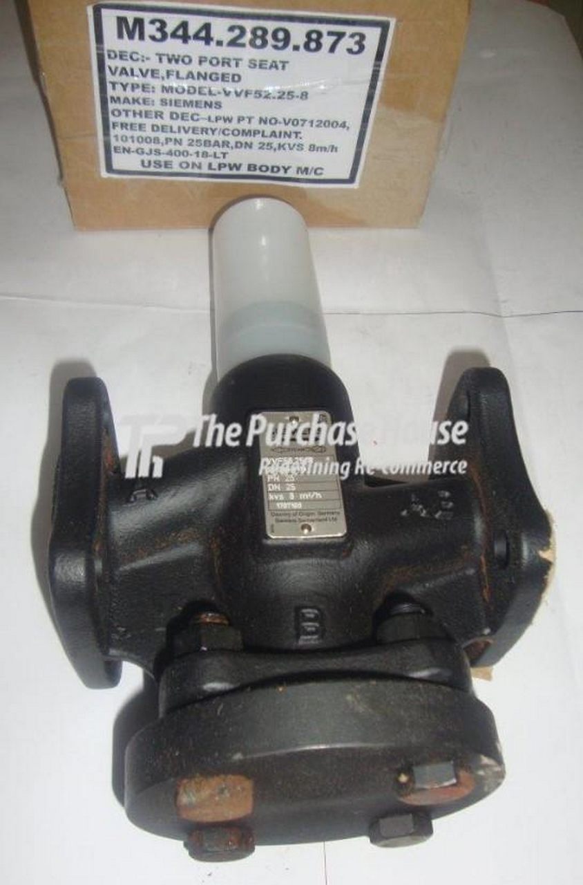 TWO PORT SEAT VALVE FLANGED TYPE
