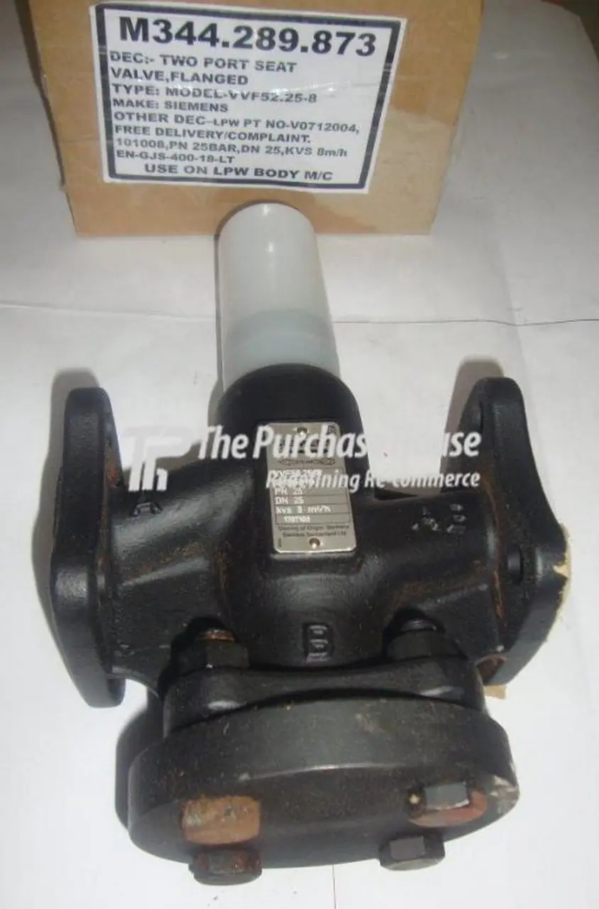 TWO PORT SEAT VALVE FLANGED TYPE