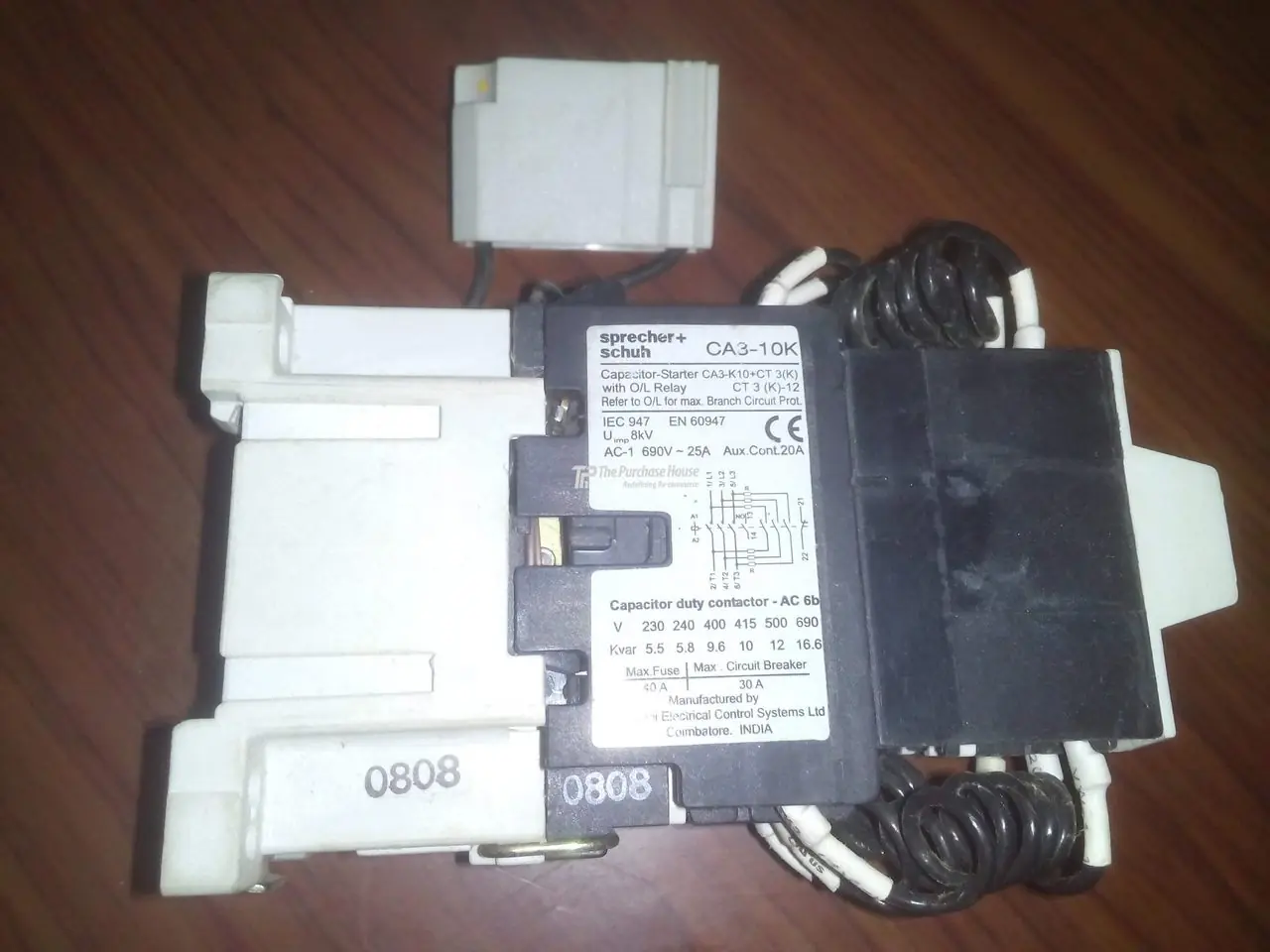 CAPACITOR DUTY CONTACTOR