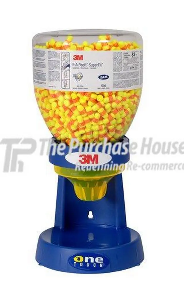 EARPLUG DISPENSING UNIT WITH STAND
