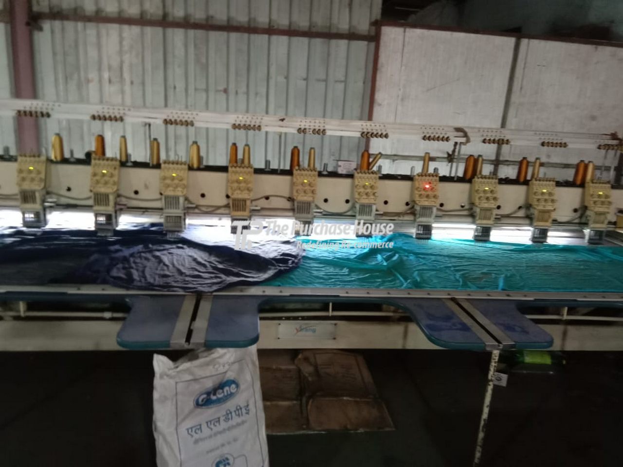 COMPUTERIZED MULTIHEAD EMBROIDERY MACHINE SETUP