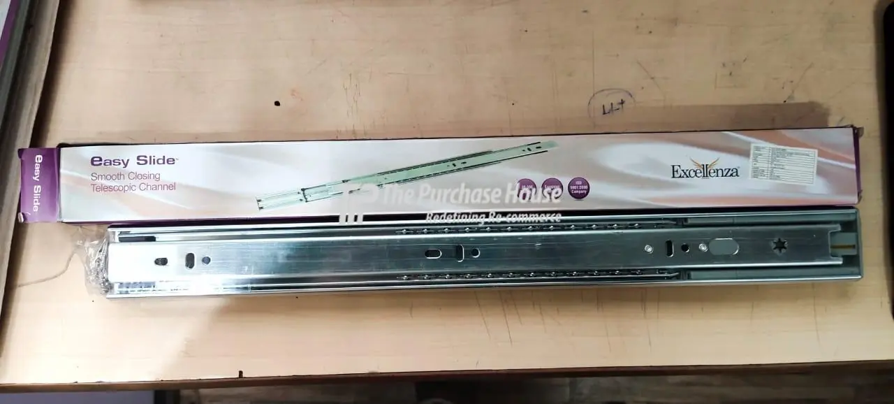 TELESCOPIC CHANNEL-DRAWER SLIDE