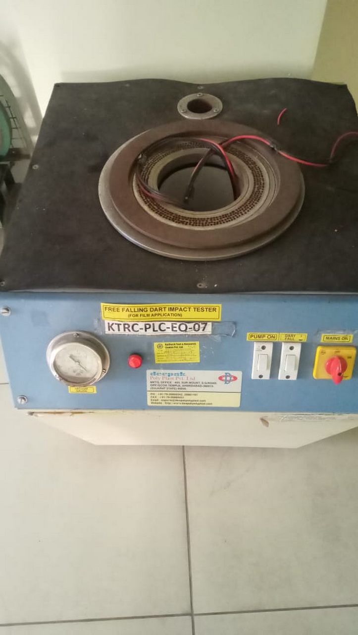 FREE FALLING DART IMPACT TESTER