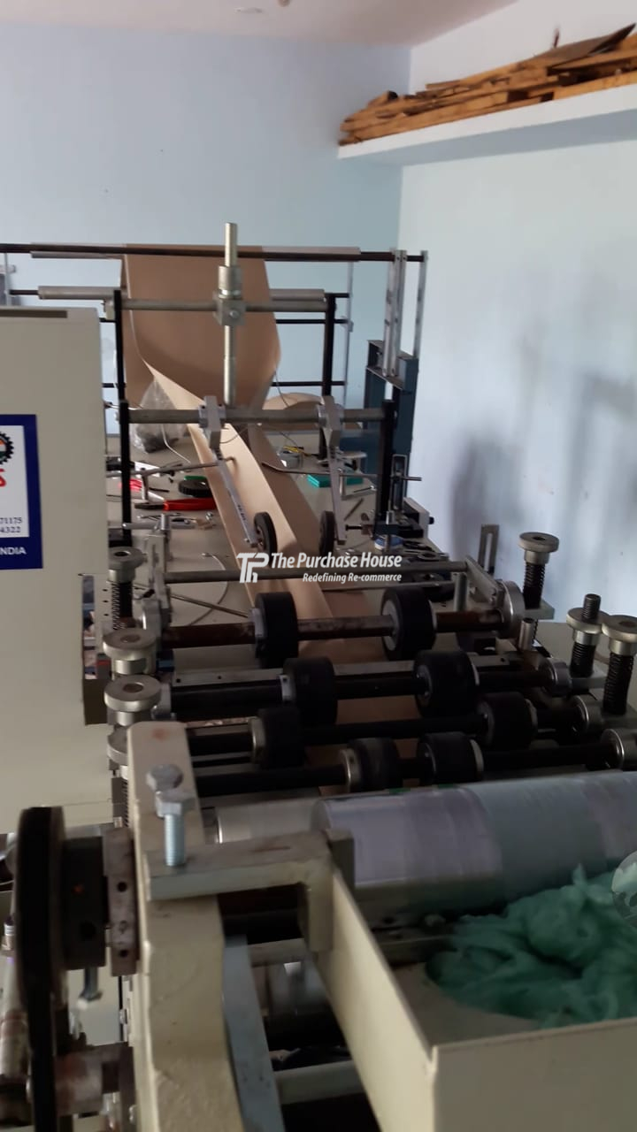 PAPER BAG MANUFACTURING PLANT ALONG WITH RAW MATERIAL