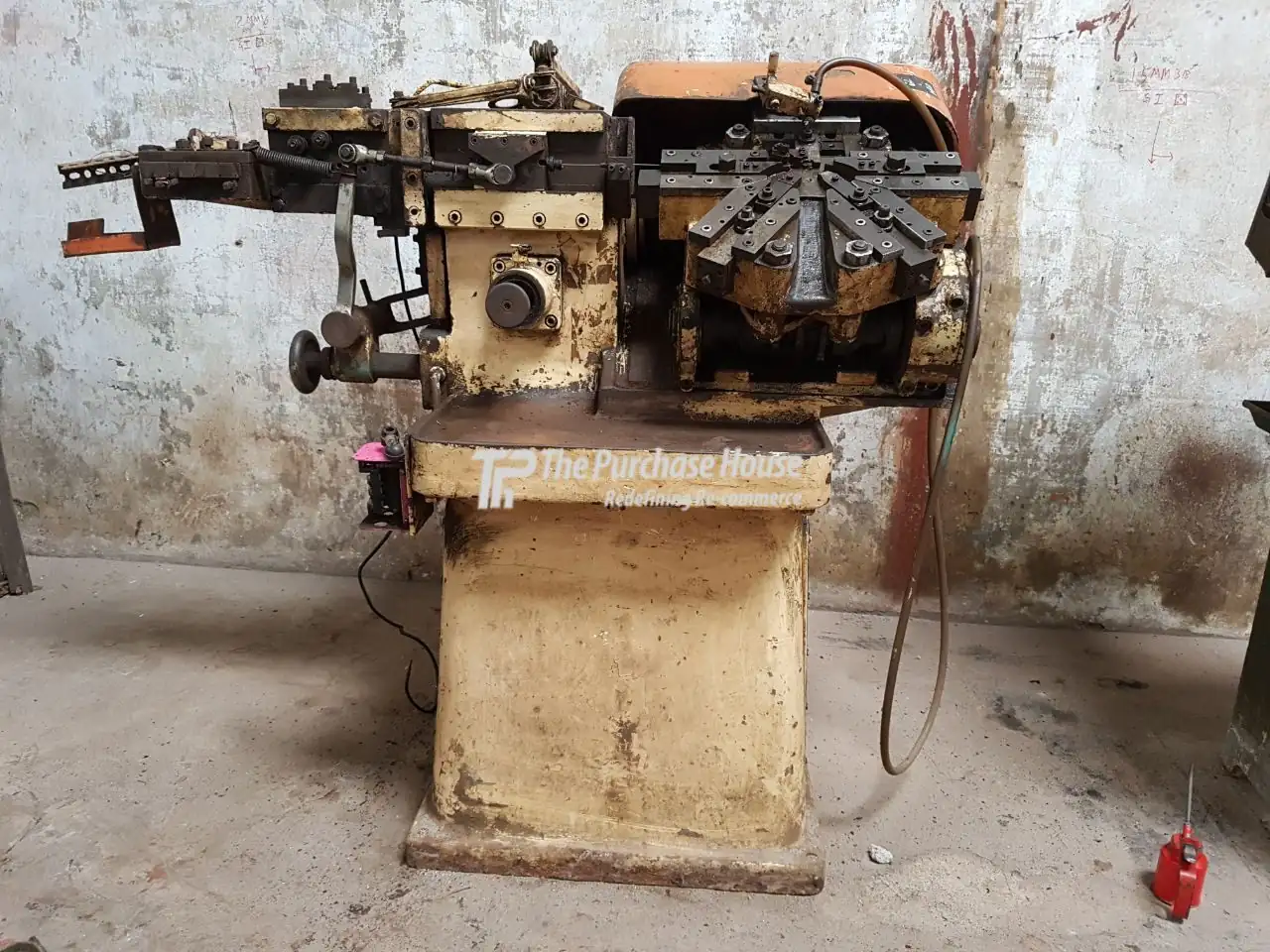 Automatic spring manufacturing and coiling setup system