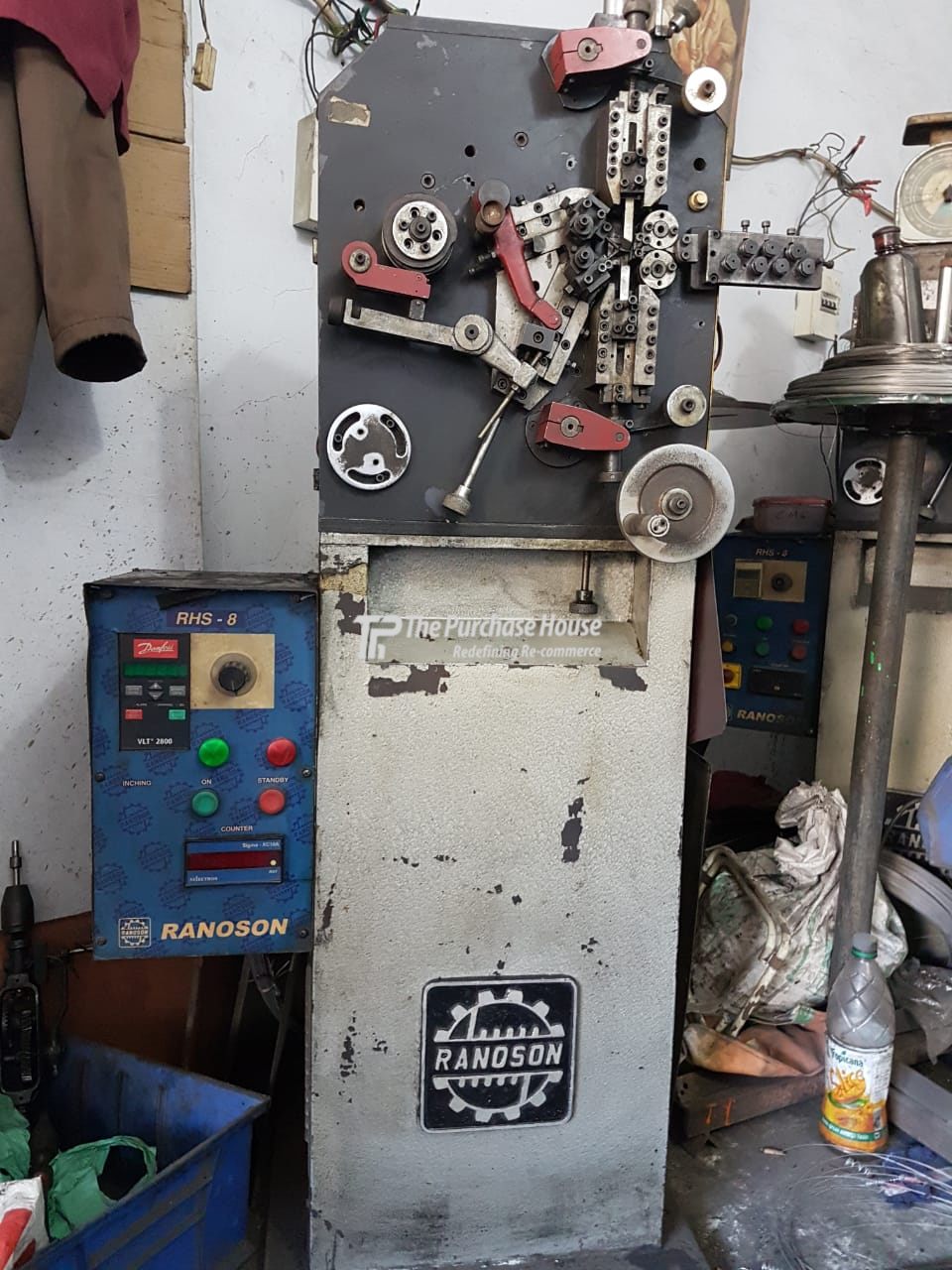 AUTOMATIC SPRING COILING SETUP