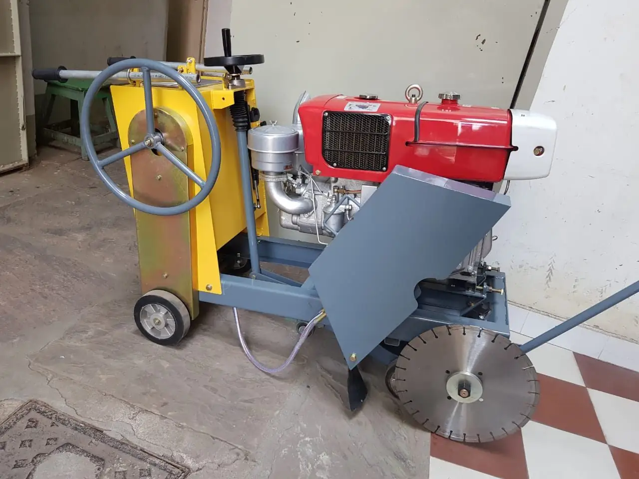 High-Performance Concrete Groove Cutting Machine