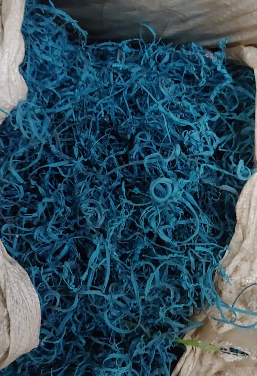 PVC PLASTIC TURNING SCRAP