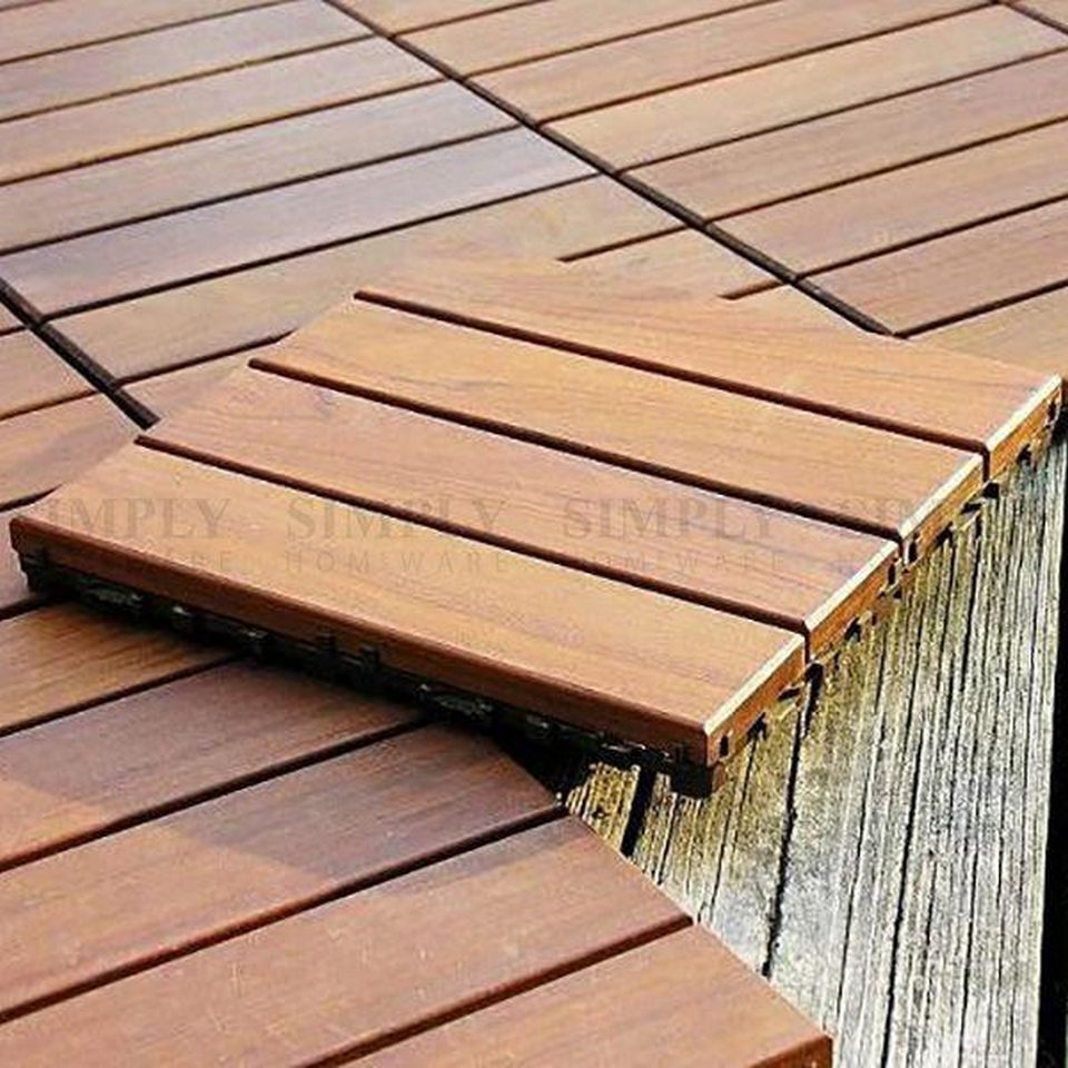 IPE WOOD DECK TILE