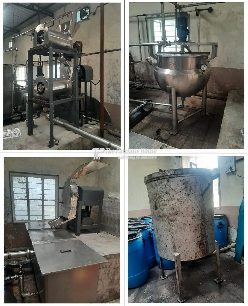 TOMATO PROCESSING MACHINE SETUP