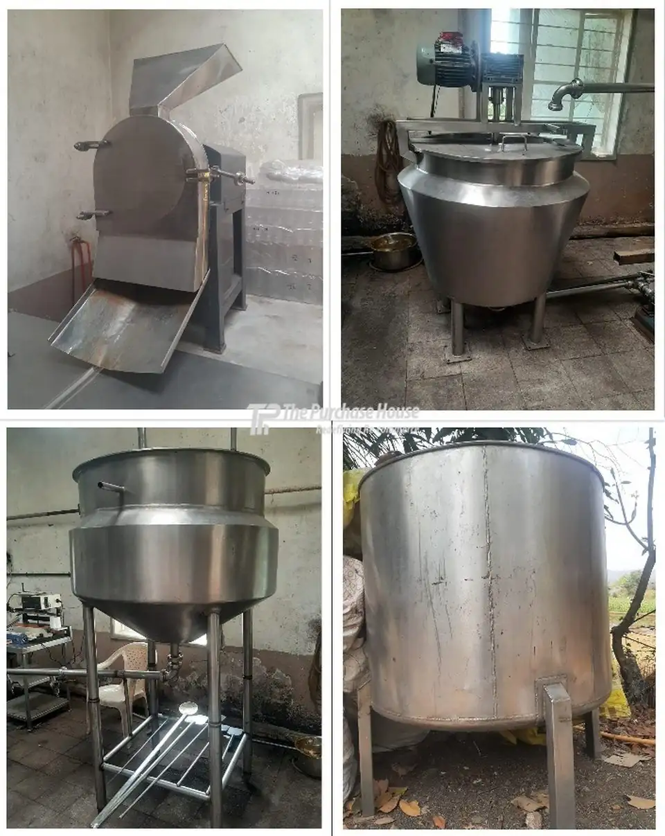 Tomato processing plant setup