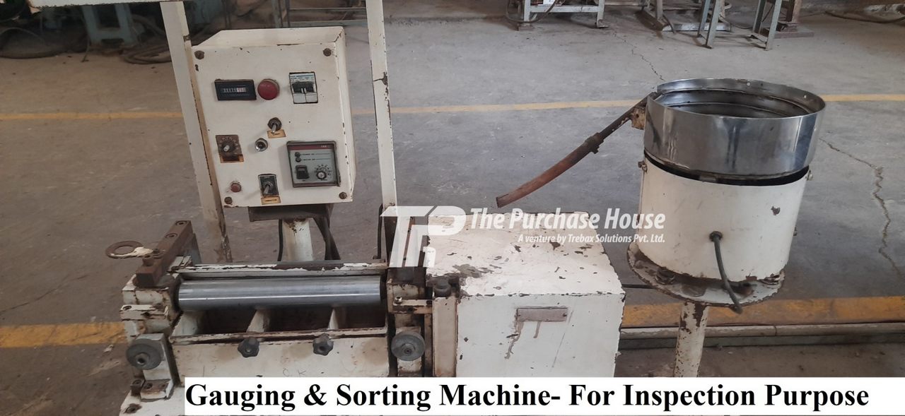 FINAL INSPECTION GAUGING AND SORTING MACHINE WITH VIBRO