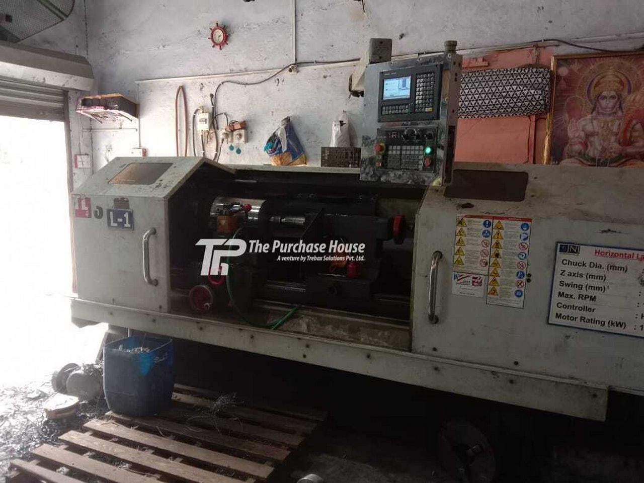 RETROFITTED CNC LATHE MACHINE