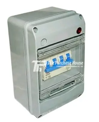 PVC ENCLOSURE FOR 4 POLE MCB
