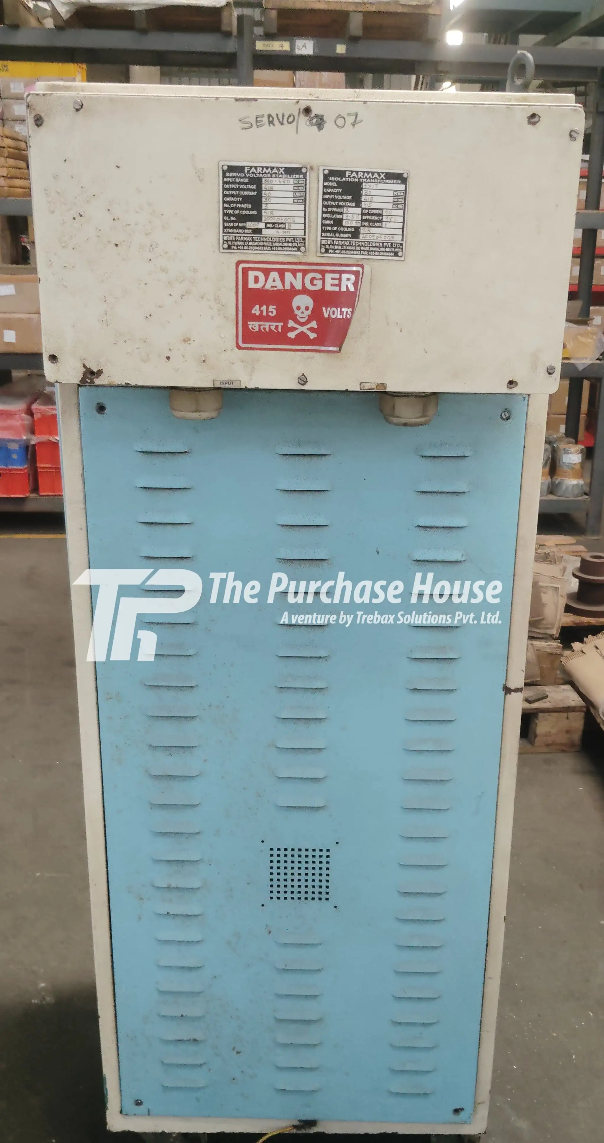 SERVO CONTROLLED VOLTAGE STABILIZER