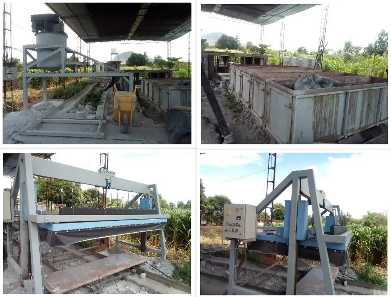 ALC block manufacturing setup for aerated light concrete blocks