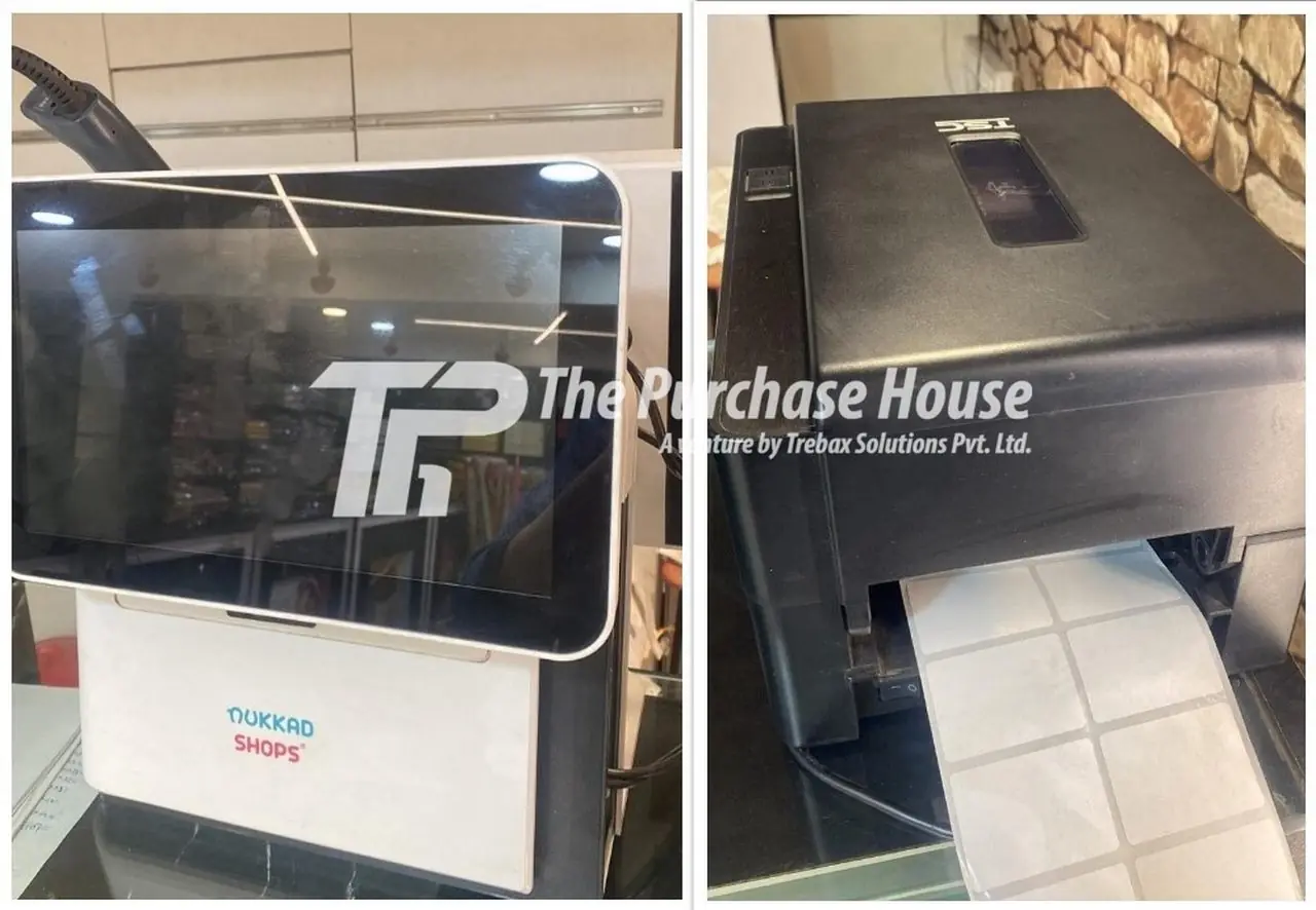 Billing Machine with Code Detector Gun | Retail POS Solution