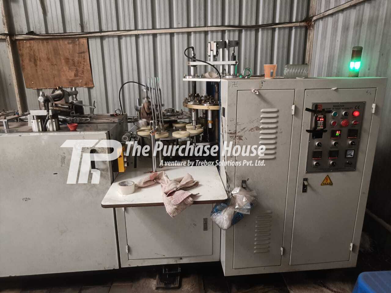 PAPER GLASS MAKING MACHINE