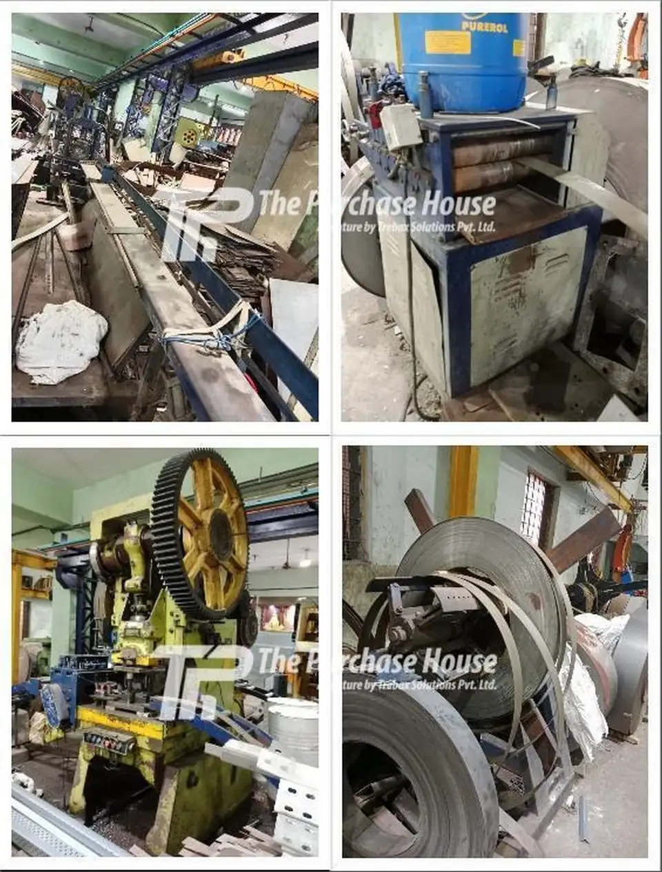 Slotted angle roll forming setup for industrial applications