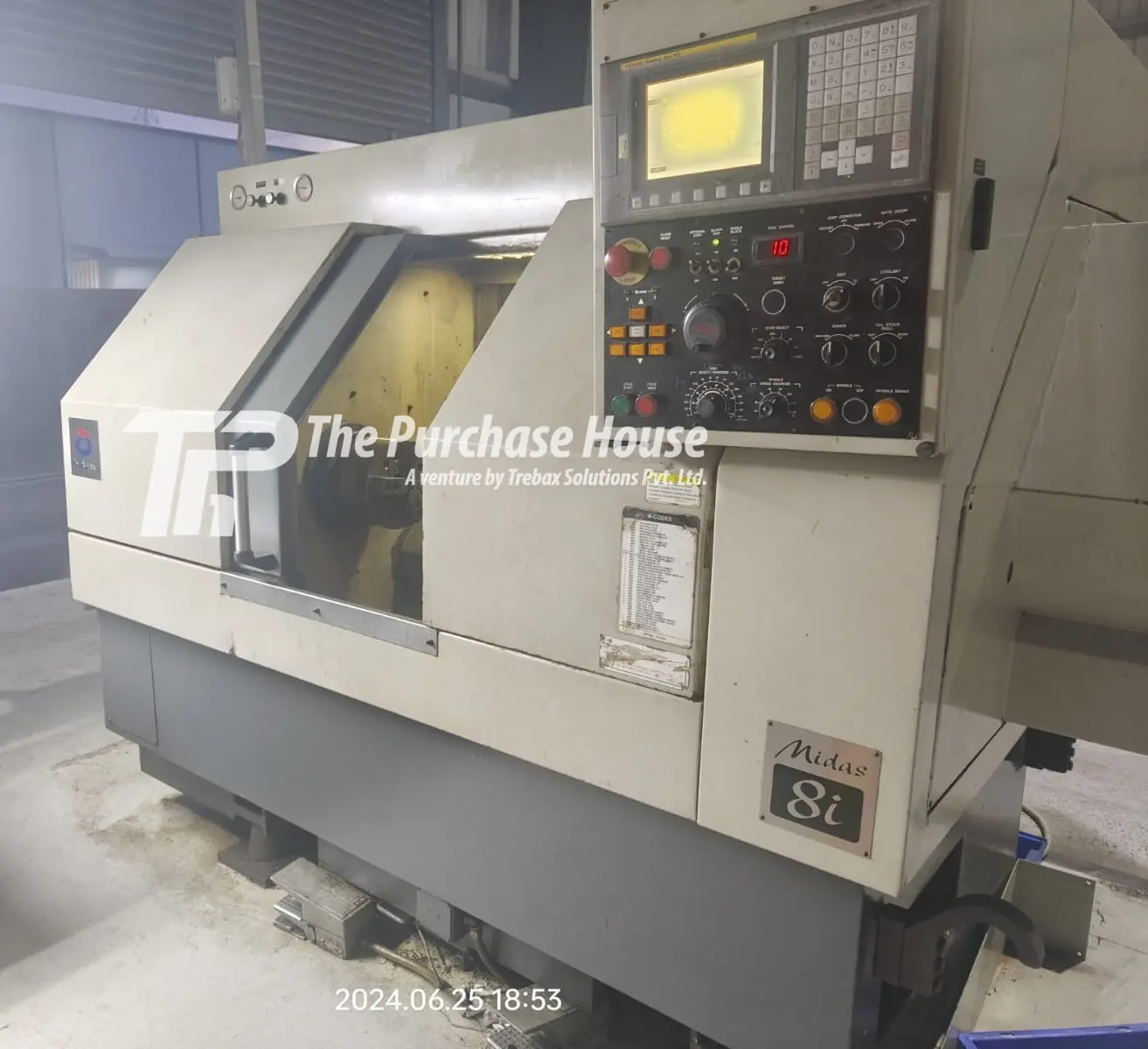 Industrial Retrofitted CNC Turnmill Machine